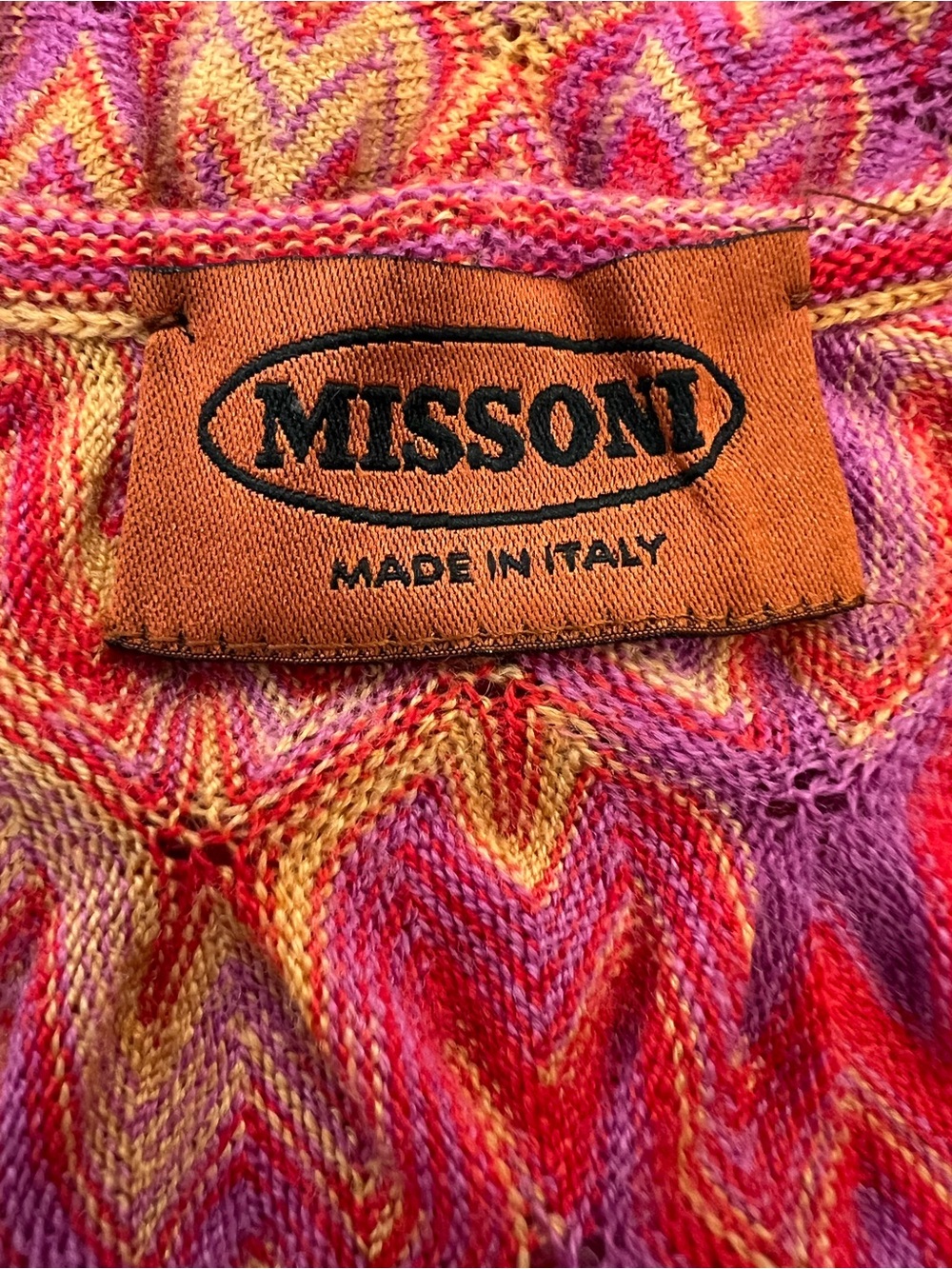 Missoni Pink Multi-Color Patterned Knit Tank - Picture 2 of 6